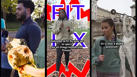 The Fit Fix Sky TV production still - fitness show content